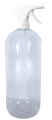 Euroseptica Leerflasche klar transparent mit weiem Schaumzerstuber ohne Etikett