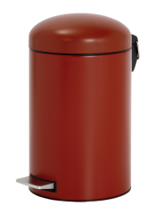 Retro Tretabfalleimer Edelstahl Deep Red - 12 Liter von Brabantia